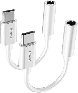 USB C to 3.5mm Headphone Jack Adapter for iPhone17/ iPhone 16/16 Pro/15/15 Pro/Pro Max/Plus, Type C Aux Audio Dongle Cable Cord Compatible with iPad, Samsung Galaxy S23/S23/S22/S21, MacBook(2 Pack)