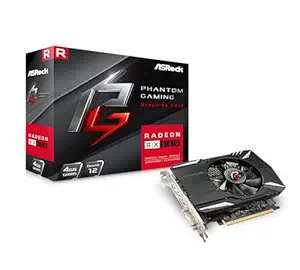ASRock AMD pci_e_x8 Phantom Gaming Radeon RX550 gddr5 4G