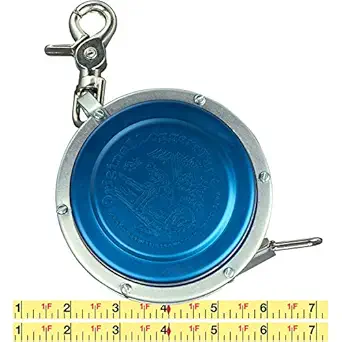 Spencer Logger’s Tape Model 950 | 50ft Forestry Measuring Tape with Loop End | Nylon-Coated Steel Line | Dual-Sided Feet & Inches with 1/8" Markings | Heavy-Duty Case