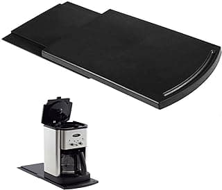 HauSun Handy Sliding Tray Sliding Tray Mat for Coffee Maker,Kitchen Appliance Moving Caddy,Countertop Stoage for Air Fryer, Blender, Stand Mixer,Food Processors,1 Set