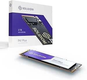 Solidigm™ P41 Plus Series 2TB SSD Internal solid state Drive GEN 4 NVMe 4.0 x4 M.2 SSD 2280 3D NAND Internal Solid State Drive (2TB, M.2 80mm, PCIe 4.0 x4)