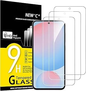 3 Pack Designed for Samsung Galaxy S25 FE Screen Protector,Tempered Glass,Case Friendly Scratch-proof, Bubble Free, Ultra Resistant