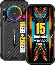 Ulefone Armor 21 Android 15 Unlocked Rugged Phone, 122dB Loudest Speaker, MTK G99 16GB + 256GB Outdoor Rugged Smartphone,64MP Main Cam + 24MP Night Vision Cam, 6.58" FHD+, 9600mAh, IP68 Dual SIM